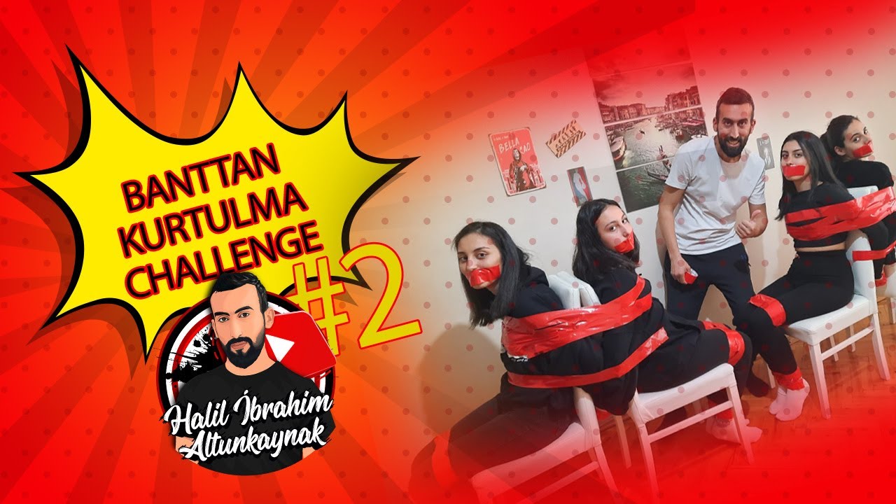 BANTTAN KURTULMA CHALLENGE | DUCT TAPE CHALLENGE #2