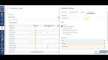 How to Arrange Columns in the Canvas Gradebook