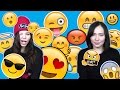 Реакция пробует Эмоджи Челлендж ("Смайлики Челлендж", "Emoji Challenge")