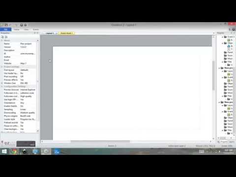 Tutorial Construct 2 - Make Exit Button