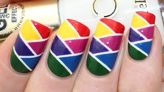 HERRINGBONE NAIL ART TUTORIAL