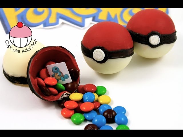 gateau de bonbons pokeball