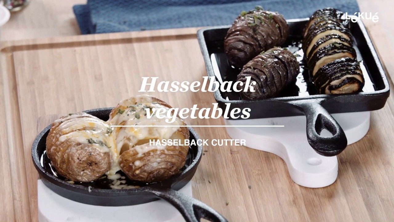 Hasselback vegetables - Hasselback Cutter | Recipes with Lékué