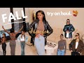 FALL TRY ON HAUL | Jackets, Jumpsuits, Sweats &amp; MORE | WHITE FOX BOUTIQUE