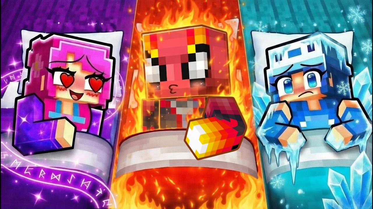 ELEMENTAL KIZLARIN RÜYASINA GİRMEK!🧙🏻‍♀️🔮 - Minecraft