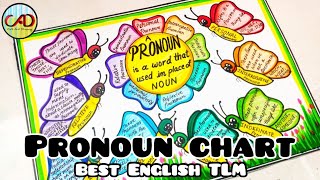 Pronoun Chart | Pronoun Project | English Grammar Chart | Pronoun Chart TLM | Grammar Pronoun Chart