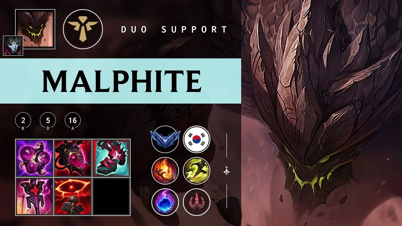 Malphite Support vs Sona - KR Diamond Patch 25.24