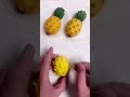 Clay Making pineapple🍍 ￼#fruit #kidsvideo #claykitchenset #vegetables #clay #craftyhome #art