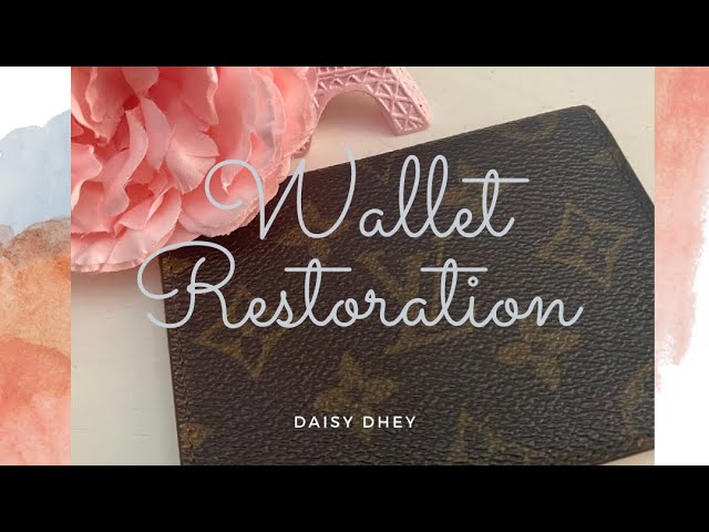 Making a D.I.Y Louis Vuitton Card Holder Wallet! 