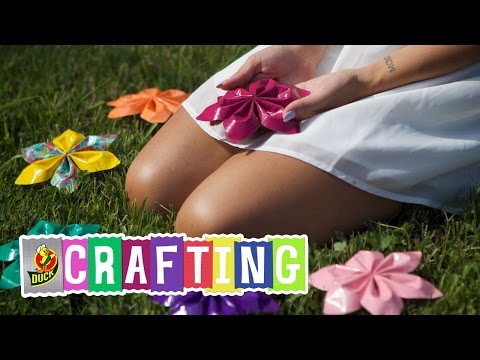 Cara Craft Tape Duct String Bunga