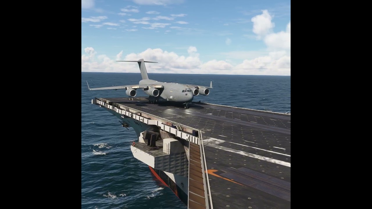 Impressive Boeing C-17 Globemaster III Demonstrates the Aircraft's Versatile Tactical Capabilities