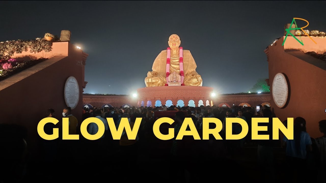 Watch Pramukh Swami Maharaj Shatabdi Mahotsav Glow Garden Aerial View