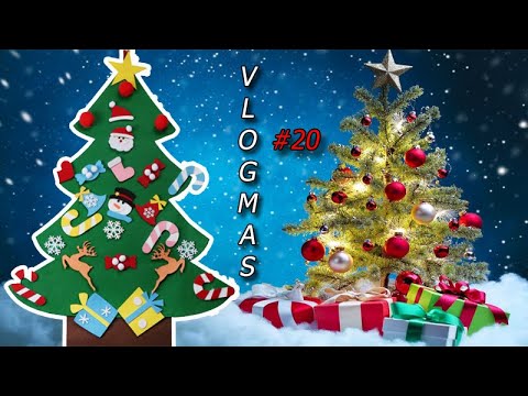 VLOGMAS #20 #shorts / Рассматриваем подарки от Святого Николая/ Фетровая ёлочка