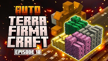 Volledig geautomatiseerde ingotproductie in aangepaste Minecraft ATFC Ep18 (TerraFirmaCraft + Cre...