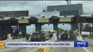 NY lawmaker pushing for relief from toll violation fees