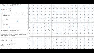 Differential Equations and Slope fields