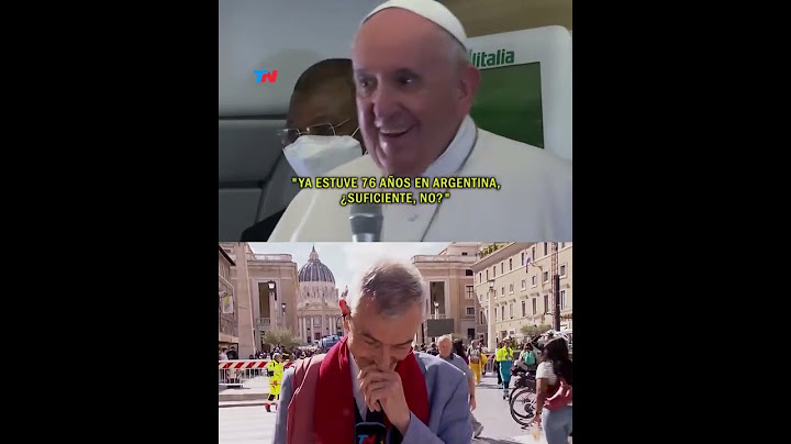 "Mi amigo Nelson Castro" I El día que el papa Francisco contó que no iba a volver a la Argentina