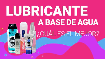 ¿Es el agua un buen lubricante?