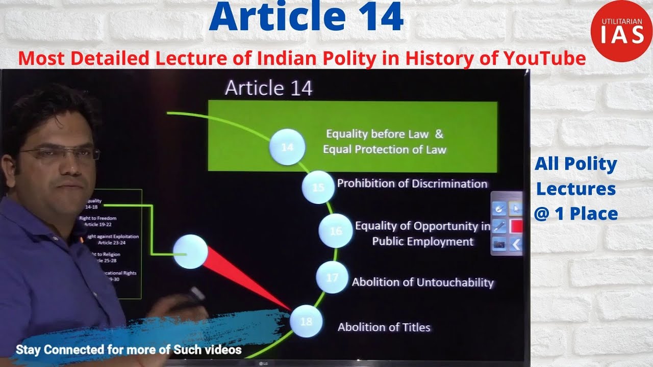 Article 14 Of Indian Constitution Fundamental Rights Detailed