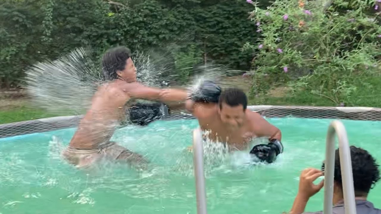 Pool Boxing Exercises Pool boxing - YouTube