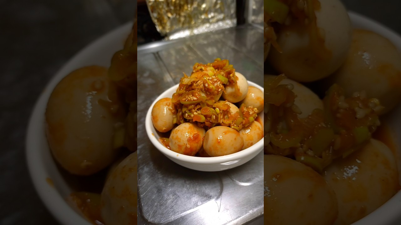 Cooking] Marinated Quail Eggs. #EasyRecipes #shorts_ #shorts - YouTube