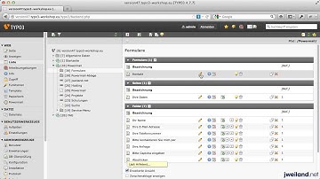Anleitung Powermail 2 (Teil 2 von 6): Erstellen eines Kontaktformulars