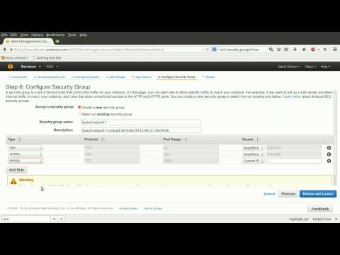 Lesson 4 - How to setup Security Group on EC2 - CloudAcademy.com