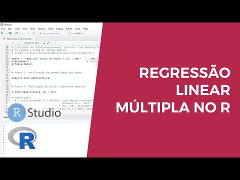 Vídeo: O que é regressão linear múltipla em R?