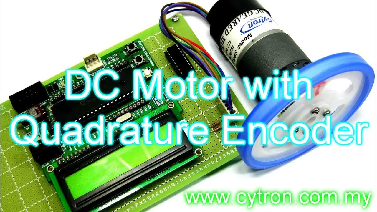 DC Motor with Quadrature Encoder #dcmotor #encoder - YouTube