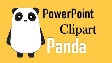 Make a Panda design on power point, cartoon design, PowerPoint Graphic Tutorial, power point