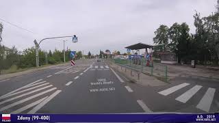 Zduny (99-400) - POLAND DASHCAM 2019 Road Trip WWW.TOFIL.NET