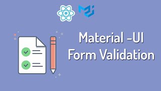 Form Validation in React Material UI