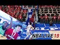 NBA LIVE 19 GAMEPLAY! LEBRON JAMES 360 DUNK VS JesserTheLazer!