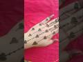 💞 Simple and easy mehndi video ❤️#shorts #mehndidesign #hennadesign #viralvideo #ytshorts #tattoo 🤗