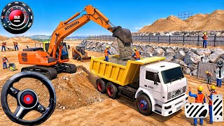 Real City Construction Simulator 3D - City Road Builder Excavator Trucks 2026 - Android Gameplay screenshot 4