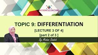 TOPIC 9 : L3 (2/3)