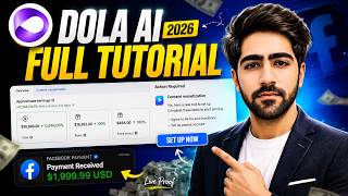 Dola AI Tutorial 2026 🔥 Create Realistic AI Videos & Facebook Monetization Setup