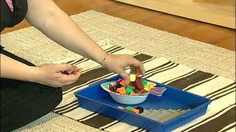 Montessori Counting with Unifix Cubes