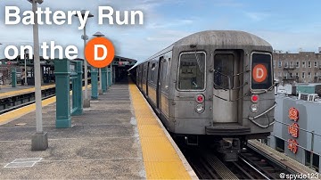 ᴴᴰ BMT West End Line: On Board Battery Run (D) Train from 9 Avenue to Bay Parkway