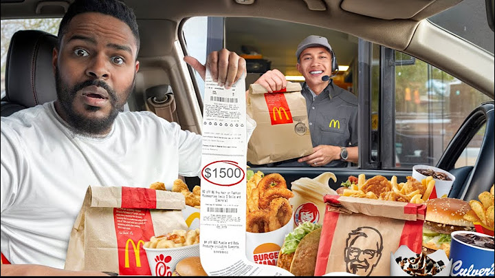 I Ordered EVERYTHING The Person In Front Of Me Ordered for 24hrs!
