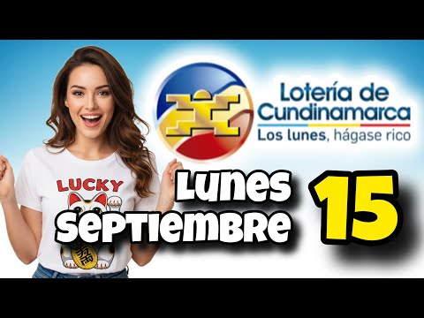 Resultado LOTERIA DE CUNDINAMARCA Lunes 15 de Septiembre de 2025