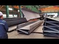 Discovery The Large Heavy Duty Fabrication Plant And Watch How Square Pipe Bending Machine Work