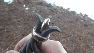 Basket-twist-hilted short sword.