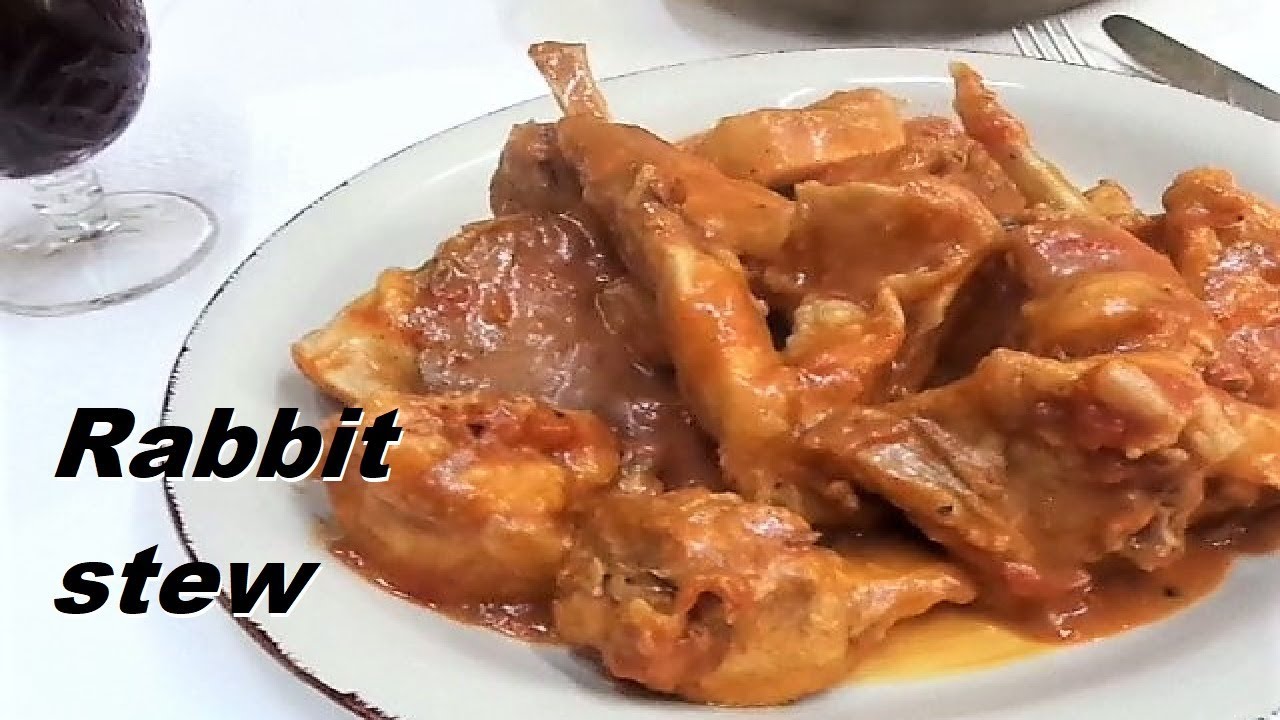 Rabbit Stew Italian recipe, Hunters rabbit- coniglio alla Cacciatore ...