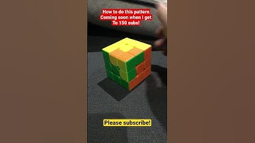 How to do this cool pattern coming soon! #rubikscube #subscribe #pattern #shorts #viral