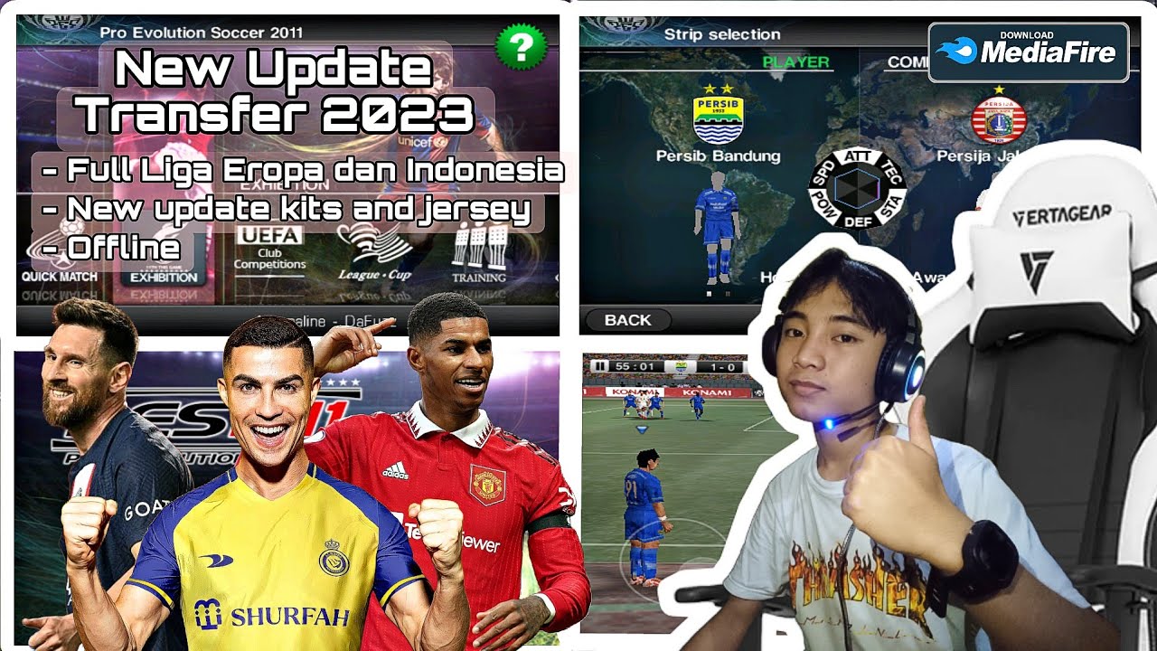 PES 2011 MOD PES 2023 APK ATUALIZADO 