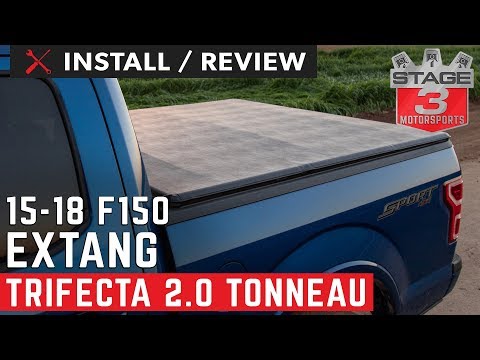 2015 2018 F150 Raptor 5 5ft Bed Extang Trifecta 2 0 Tri Fold Tonneau Cover Install And Review Youtube