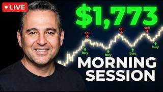 Day Trading Futures Live: $1,773 Real Trade Results | scalping with Reece Cadaval