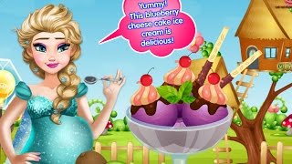 💗 Pregnant Elsa Ice Cream Cravings - Game For Kids 💗 screenshot 4