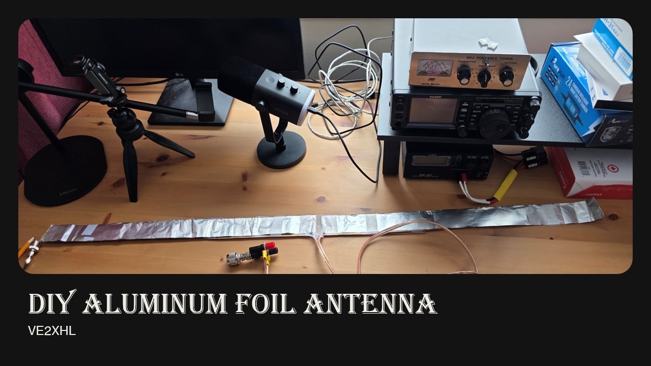 DIY Aluminum Foil Antenna (Eng. Version)